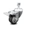 Service Caster 3.5 Inch Thermoplastic Rubber Swivel 12mm Stem Caster with Total Lock Brake SCC-TSTTL20S3514-TPRB-M1215 - alternate 1